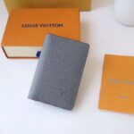 Louis Vuitton LV Unisex Pocket Organizer Glacier Black Taiga Cowhide Leather – Bild 2