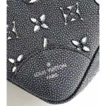 Louis Vuitton LV Unisex Roll Top Backpack Black Charcoal Cowhide Leather - Image 7