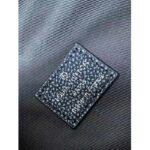 Louis Vuitton LV Unisex Roll Top Backpack Black Charcoal Cowhide Leather - Image 11