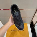 Louis Vuitton LV Unisex Run Away Sneaker Black Maxi Damier Embossed Grained Calf - Bild 7