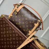 Louis Vuitton LV Unisex Side Trunk PM Handbag Monogram Coated Canvas (1)