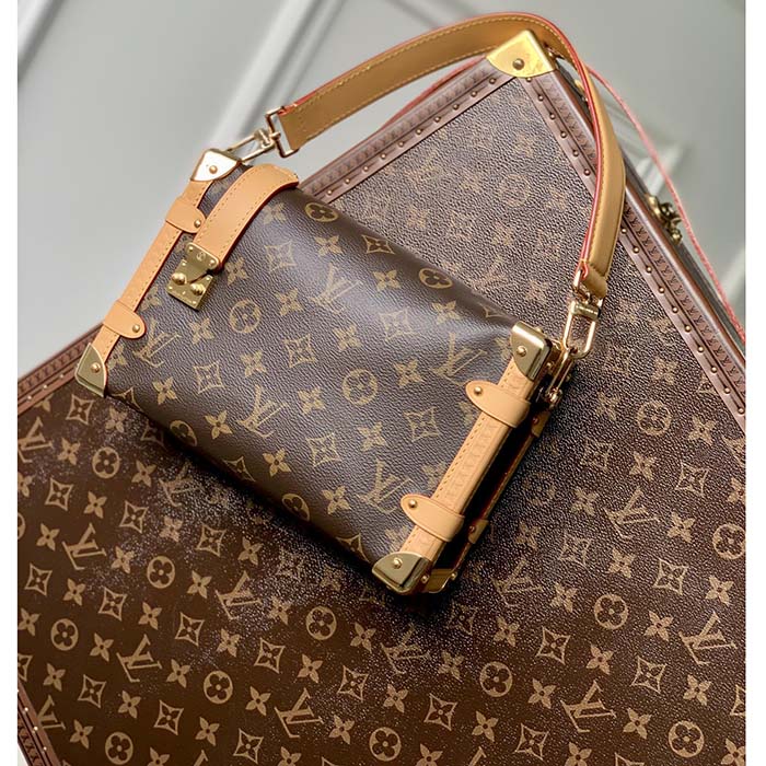 Louis Vuitton Monogram Side Trunk - Brown Crossbody Bags, Handbags -  LOU785826