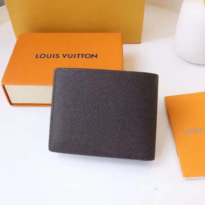 Louis Vuitton Slender Wallet - Taiga Acajou Leather