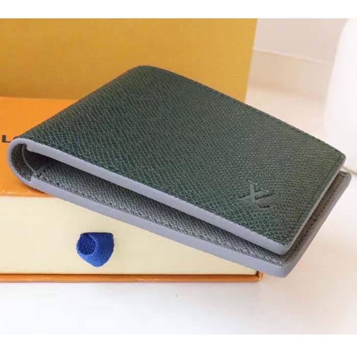 Louis Vuitton ID Bifold Wallet - Epicea Green Taiga Leather