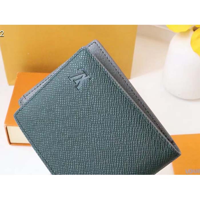 Louis Vuitton Glacier Taiga Leather Slender NM Wallet - Yoogi's Closet