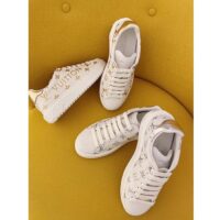 Louis Vuitton LV Unisex Time Out Sneaker Gold Monogram Debossed Calf Leather (4)