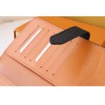 Louis Vuitton LV Unisex Vertical Wallet Black Arizona Taurillon Cowhide Leather - Image 9