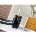 Louis Vuitton LV Women Capucines BB Black Greige Doux Scarlet Taurillon Leather – Bild 4