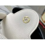 Louis Vuitton LV Women Capucines BB Black Greige Doux Scarlet Taurillon Leather – Bild 7