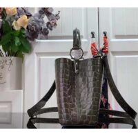 Louis Vuitton LV Women Capucines BB Handbag Grey Crocodilien Brillant Savoir Faire (1)