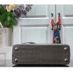 Louis Vuitton LV Women Capucines BB Handbag Grey Crocodilien Brillant Savoir Faire - Bild 5