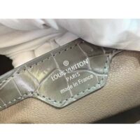 Louis Vuitton LV Women Capucines BB Handbag Grey Crocodilien Brillant Savoir Faire (1)