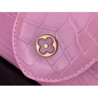 Louis Vuitton LV Women Capucines BB Handbag Pink Crocodilien Brillant Savoir Faire (8)