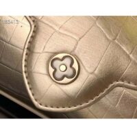 Louis Vuitton LV Women Capucines Mini Handbag Forest Clearing High Shiny Alligator Leather (1)