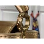 Louis Vuitton LV Women Capucines Mini Handbag Forest Clearing High Shiny Alligator Leather - immagine 9