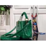 Louis Vuitton LV Women Capucines Mini Handbag Green Crocodilien Brillant Savoir Faire - Image 4