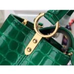 Louis Vuitton LV Women Capucines Mini Handbag Green Crocodilien Brillant Savoir Faire - Image 8