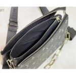 Louis Vuitton LV Women Coussin MM Handbag Black Gray Lambskin – Image 8
