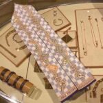 Louis Vuitton LV Women Damier Infinity Bandeau Azure Blue Silk Inkjet Print - Image 2