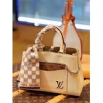 Louis Vuitton LV Women Damier Infinity Bandeau Azure Blue Silk Inkjet Print - Image 6
