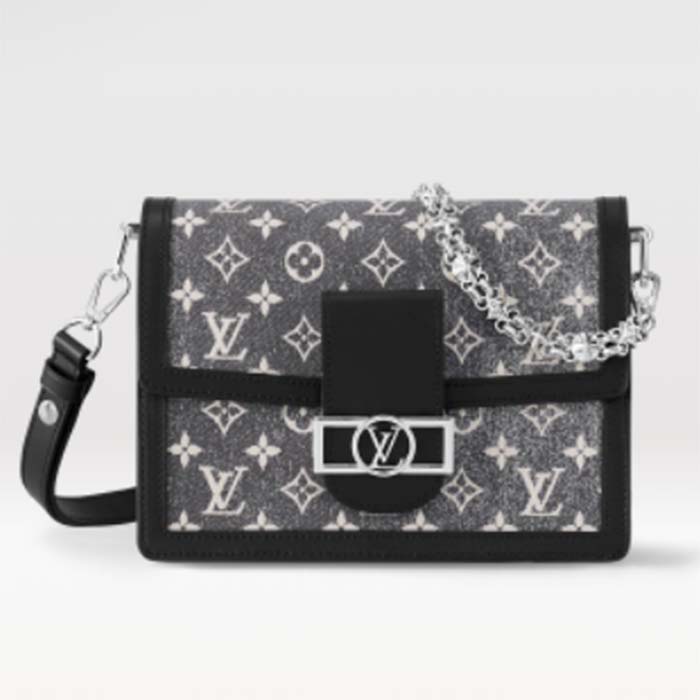 LOUIS VUITTON - Dauphine MM Jacquard Denim