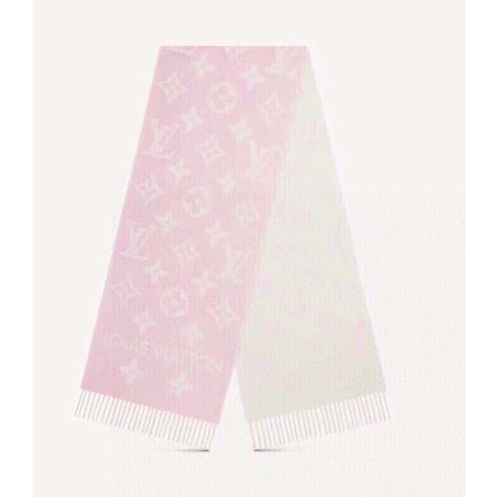 Louis Vuitton LV Essential Scarf Rose Pop Wool