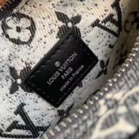 Louis Vuitton LV Women Loop PM Bag Gray Denim Textile Jacquard (1)