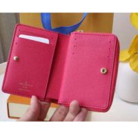 Louis Vuitton LV Women Lou Wallet Fall For You Fuchsia Pink Monogram Coated Canvas (9)