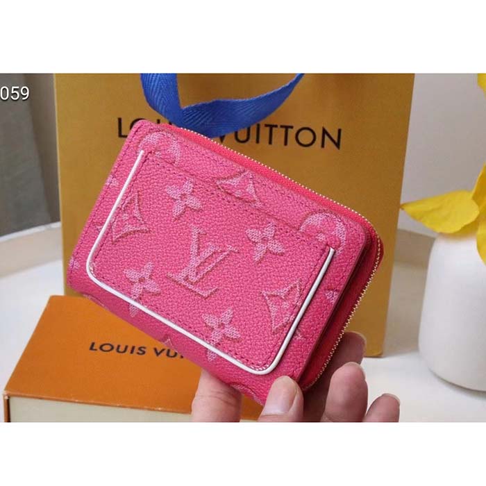 Louis Vuitton LV Women Lou Wallet Fall For You Fuchsia Pink Monogram Coated Canvas (4)
