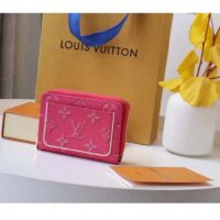 Louis Vuitton LV Women Lou Wallet Fall For You Fuchsia Pink Monogram Coated Canvas (9)