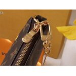 Louis Vuitton LV Women Mini Pochette Accessoires Blue Monogram Coated Canvas – Image 10