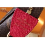 Louis Vuitton LV Women Mini Pochette Accessoires Fuchsia Monogram Coated Canvas - Image 9
