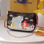 Louis Vuitton LV Women Mini Pochette Accessoires Fuchsia Monogram Coated Canvas - Image 2