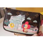 Louis Vuitton LV Women Mini Pochette Accessoires Fuchsia Monogram Coated Canvas - Image 3