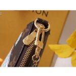 Louis Vuitton LV Women Mini Pochette Accessoires Fuchsia Monogram Coated Canvas - Image 10