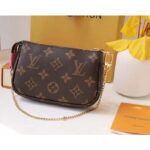 Louis Vuitton LV Women Mini Pochette Accessoires in Monogram Coated Canvas - Image 6