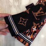 Louis Vuitton LV Women Monogram Giant Jungle Black Silk Bandeau Monogram Canvas - Image 6