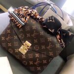 Louis Vuitton LV Women Monogram Giant Jungle Black Silk Bandeau Monogram Canvas - Image 7