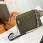 Louis Vuitton LV Women Mylockme Chain Bag Light Khaki Green Grained Calf Leather - immagine 4