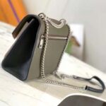 Louis Vuitton LV Women Mylockme Chain Bag Light Khaki Green Grained Calf Leather - immagine 3