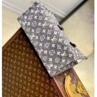 Louis Vuitton LV Women OnTheGo MM Tote Gray Denim Textile Jacquard (4)