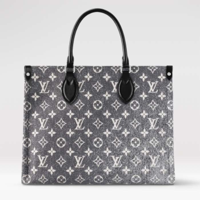 6757/LOUIS VUITTON Since 1854 NEVERFULL MM Jacquard denim M57484