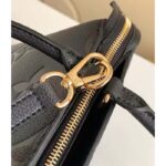 Louis Vuitton LV Women Petit Palais Handbag Noir Embossed Grained Cowhide Leather - Image 10