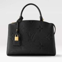 Louis Vuitton LV Women Petit Palais Handbag Noir Embossed Grained Cowhide Leather (2)