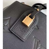 Louis Vuitton LV Women Petit Palais Handbag Noir Embossed Grained Cowhide Leather (2)