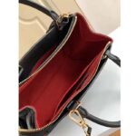 Louis Vuitton LV Women Petit Palais Handbag Noir Embossed Grained Cowhide Leather - Image 7