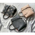 Louis Vuitton LV Women Petit Palais Handbag Noir Embossed Grained Cowhide Leather - Image 13