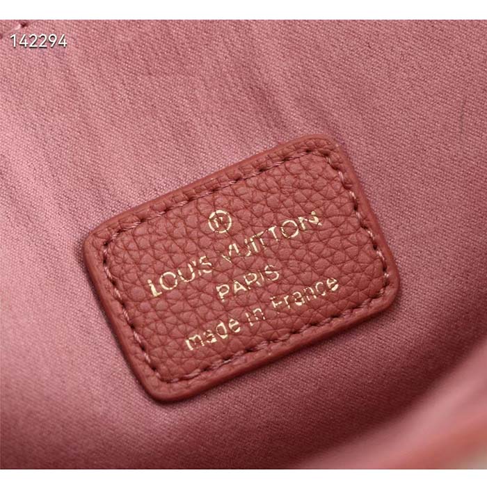 Louis Vuitton Pochette Métis Trianon Pink/Cream in Grained Cowhide