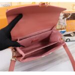 Louis Vuitton LV Women Pochette Métis Handbag Trianon Pink Cream Embossed Grained Cowhide - Image 6