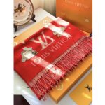 Louis Vuitton LV Women Precious Rabbit Essential Scarf Red Wool Jacquard Monogram - Bild 3